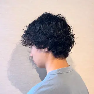 パーマ メンズ 押上/ショート・ボブ /パーマ/山口卓朗のヘアスタイル