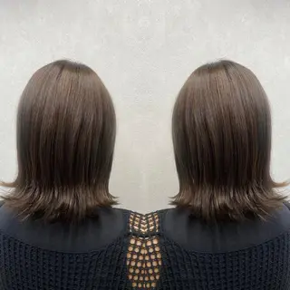 ミディアム カラー tocca 💜石田愛結💜のヘアスタイル