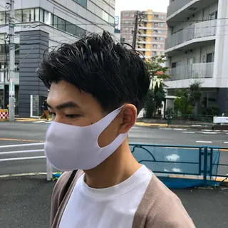 ショート メンズ ラヴィザバーバー所属・メンズカット オカムラリョウのヘアスタイル