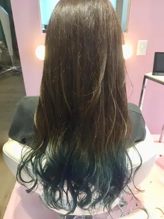 セミロング 所渉/韓国レイヤー /ウルフカットのヘアスタイル