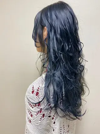 ロング カラー hair &eye LAWE.店長のヘアスタイル