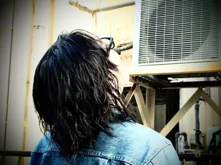 セミロング パーマ ヘアアレンジ メンズ NEXT NEO所属・メンズヘア静岡 ✂︎Ryuheiのヘアスタイル