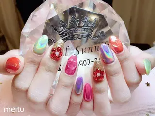 ネイル 長さだし専門店 M2　rikaのネイルデザイン