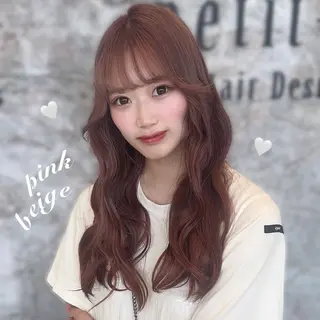 ロング カラー 暖色カラー🎀🎶 田辺 樹里のヘアスタイル