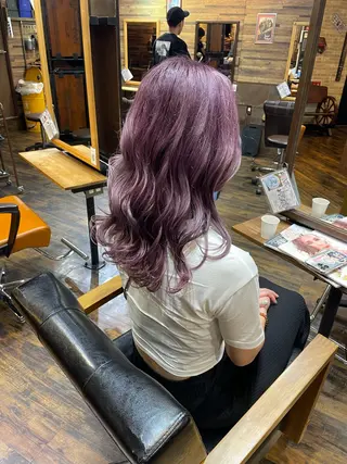 ロング カラー MITSU ✂️のヘアスタイル