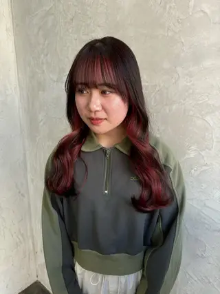 カラー MaisonHALU 松浦光咲のヘアスタイル