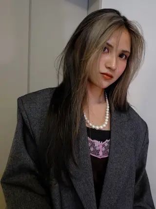 カラー ness 一花のヘアスタイル