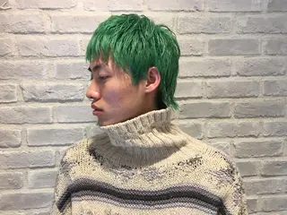 カラー メンズ la fith所属・rico_by ヘアとアイブロウのヘアスタイル