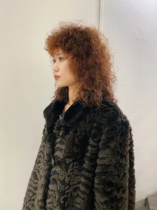 セミロング パーマ THE  AGATA TOKYO所属・外国人風パーマ/デザ インカット🦕✨アミのヘアスタイル