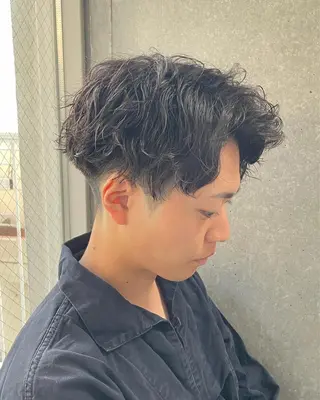 パーマ メンズ メンズモテパーマ💙 fuwaのヘアスタイル