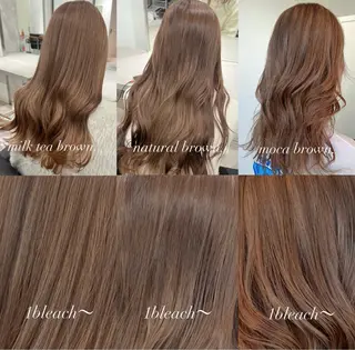 ロング カラー 艶ハイトーン‪‪🔆 ️️️安座間 希のヘアスタイル