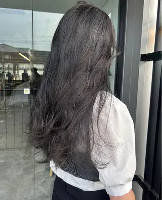 ロング カラー 狭間 千晴のヘアスタイル