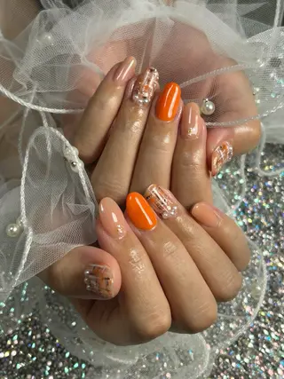 ネイル BURGUNDY mikaのネイルデザイン