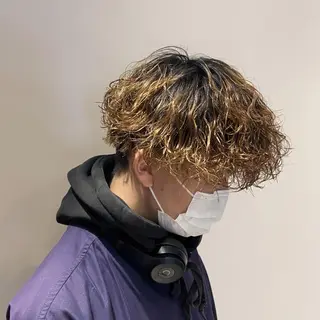 パーマ メンズ メンズ縮毛矯正 ♠️店長下平隼人のヘアスタイル
