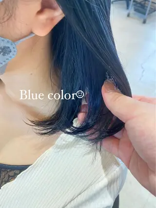 ミディアム カラー hair&eyelash Truth所属・Truth上谷綾子/ 名古屋市北区/黒川駅のヘアスタイル