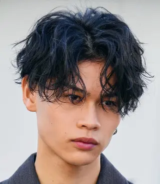 パーマ メンズ 仙台フェザーパーマ/ fifth/遠藤楓雅のヘアスタイル