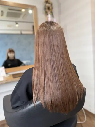 カラー ロング 個室型美容室san 都賀店のヘアスタイル