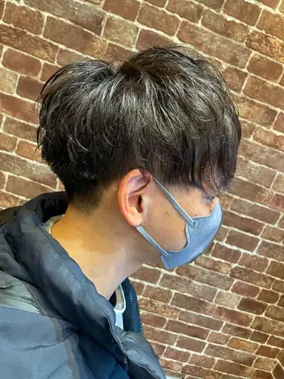 メンズ 韓国カット/透明感 Re.Labo岡本のヘアスタイル