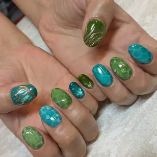 ネイル ジェヌインネイル 河内のネイルデザイン