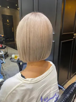 カラー Ms.CHARM所属・透明感カラー🌿 グレージュ🐺陽介のヘアスタイル