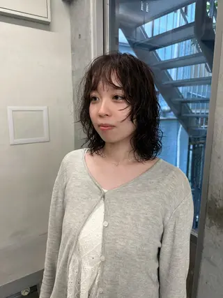 ミディアム カラー レイヤー/梅田/ HIKARU🍀のヘアスタイル