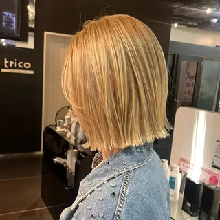 ショート カラー trico心斎橋 ナツミのヘアスタイル
