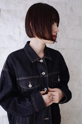 ショート カラー suvvy hairsalonのヘアスタイル