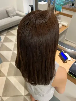 セミロング レイヤーカット｜美髪 ｜青山のヘアスタイル