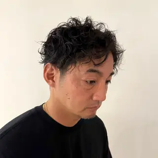 ショート パーマ さくらば ここのヘアスタイル