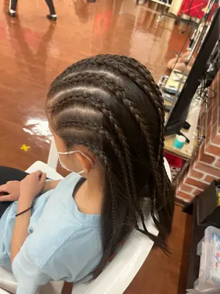 ロング 艶髪/ハイトーン/ ヘアセット/モエノのヘアスタイル