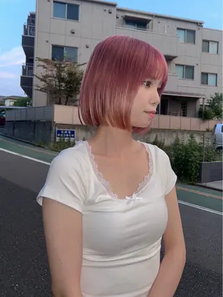 ミディアム カラー STAN WOOD所属・似合わせcut 🔥yutakaのヘアスタイル