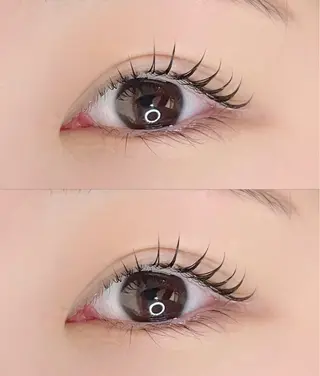 マツエク・マツパ eve🐰束間まつ毛 /透明感カラーのヘアスタイル