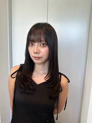 ロング レイヤー/顔周り/ 髪質改善/銀座/サラのヘアスタイル