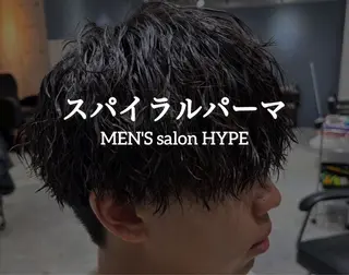 ショート パーマ メンズ MEN’S salon HYPE所属・渡辺幸輝 /メンズダブルカラーのヘアスタイル