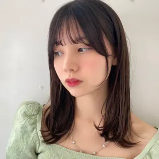 ミディアム カラー 🪭risa 暖色/レイヤー🪭のヘアスタイル