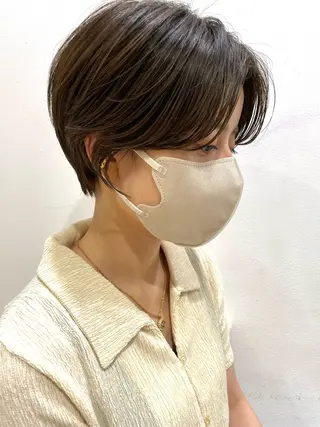 ショート 新宿/レイヤーカット 駿河 大将🍀のヘアスタイル