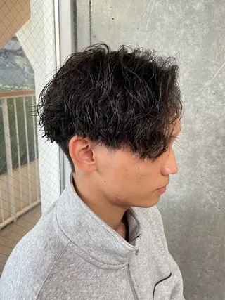 パーマ メンズ メンズモテパーマ💙 fuwaのヘアスタイル
