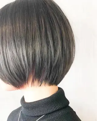 ショート ボブ×縮毛矯正 ryotaのヘアスタイル