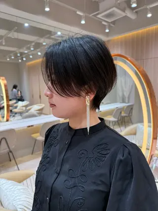 ショート カラー レイヤー❣️縮毛矯正 川村利幸のヘアスタイル