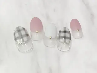 ネイル ネイルPetit Ribbonのネイルデザイン