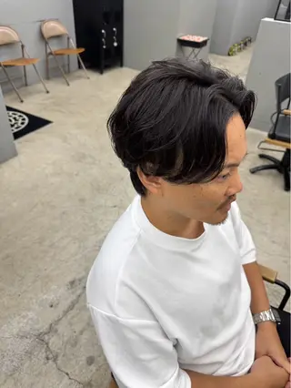 ショート パーマ メンズ メンズ専門サロン wokeのヘアスタイル