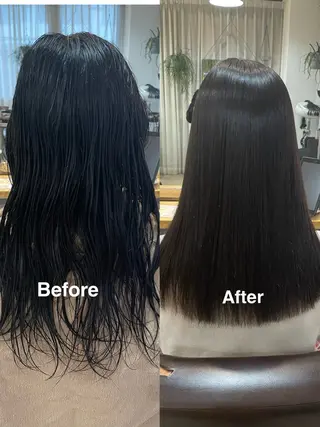 セミロング ミルクティー× グレージュMOMOのヘアスタイル