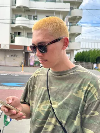 ショート カラー メンズ メンズパーマ/ スパイキー/神田正紀のヘアスタイル