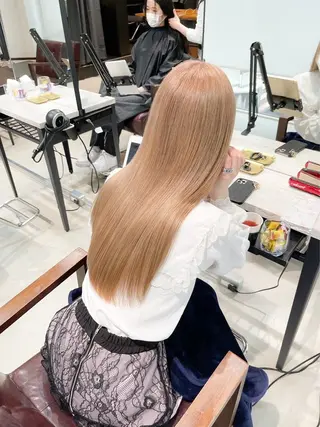 ロング RIN 中明度韓国ヘアのヘアスタイル