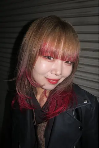 セミロング カラー Nakamura Manaのヘアスタイル