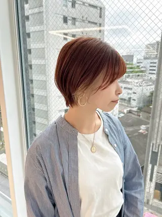 ショート カラー ヘアアレンジ 【代表】 たき〜のヘアスタイル