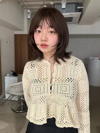 ミディアム ボブ/似合わせ レイヤーcocomoのヘアスタイル