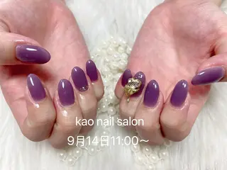 ネイル kao nail マグネット/長さだしのネイルデザイン