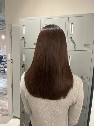 ロング 暖色/顔周り /ヘアメ/あつはのヘアスタイル