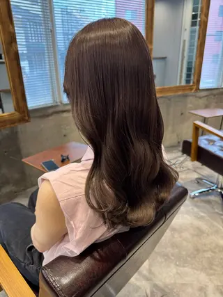 セミロング カラー 画 kirikaのヘアスタイル